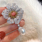 海螺珠 花朵 珍珠 钻石