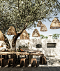 地中海风餐厅，用餐讲究的是环境与心情