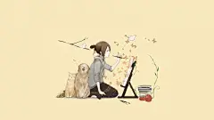 插画壁纸背景图1920x1080digitalar高清素材 dog 设计图片 免费下载 页面网页 平面电商 创意素材
