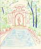 Delightfully pared-back coloured pencil illustrations by Liana Jegers