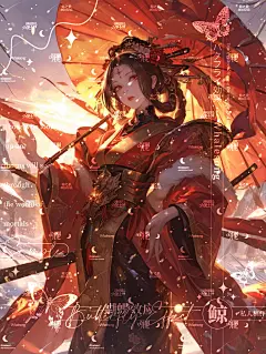 古风女-编号 (219)淘宝鲸歌封面设计
