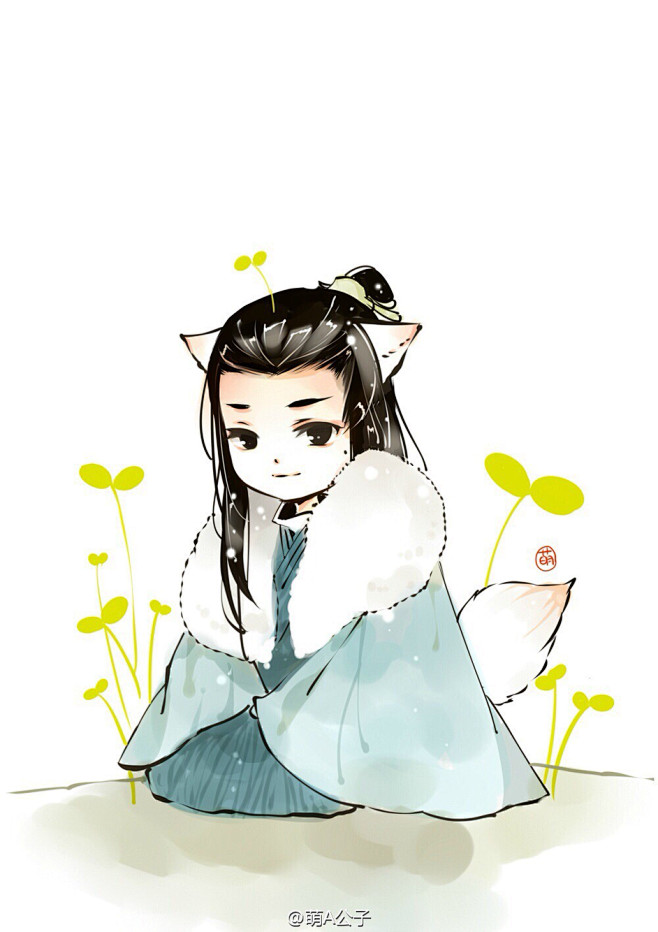 萌a公子古风手绘琅琊榜人物q图