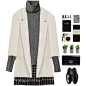 #plaidskirt #turtleneck #Sweater #whitecoat #gucci #zara #giambattistavalli #soniarykiel