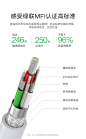 绿联 苹果数据线MFi认证手机充电器线支持iPhoneX5cse/6/7s8Plus快充USB电源线 白色 1米【图片 价格 品牌 报价】-京东