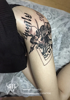 515TATTOO采集到北京纹身店515刺青作品