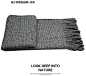 新高档样板房黑白色羊毛针织混纹搭毯儿童房装饰搭毯床尾搭巾沙发-淘宝网