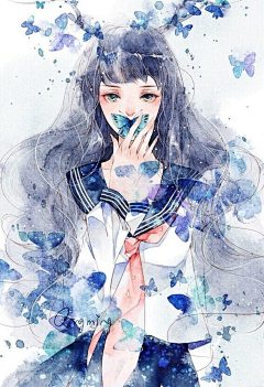 i爱丽丝Alice采集到水彩，水粉