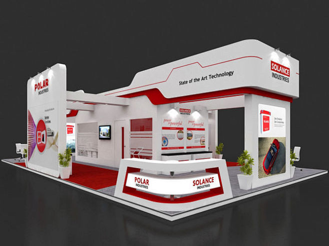 exhibition stall 3d ...