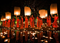 水灯节。水灯节是泰国的重要节庆活动，印度、缅甸、越南等国，亦有民间放河灯、飘水灯的习俗。