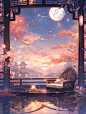 花好月圆｜可商素材底图