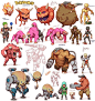 “Chibi #DOOM monster batch nearing full coverage. Extra variants can be made by tacking on cybernetics, or baby/bossifying.”