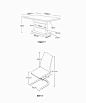 家用餐桌椅组合6人简约现代 烤漆白色小户型餐桌椅组合长方形餐桌-淘宝网
