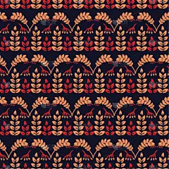 叶子,波西米亚风,枝,式样,全部,纺织品,条纹,华丽的,传统,重复