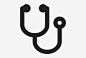 听诊器医院心跳图标_88ICON https://88icon.com 听诊器 医院 心跳 健康 检查 医生 死亡 分析 一般