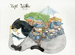 猫SHI咖啡_冇小雨__插画师作品_涂鸦王国gracg.com
