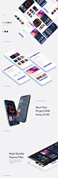CineBox Movie App UI工具包，使用Sketch，XD和Figma，CineBox Movie App UI UX Kit设计_UI集合_乐分享素材网_psd素材_平面素材_png素材_免费素材_素材共享平台