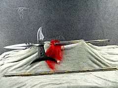 方天画戟 精品收藏剑霸王枪 金龙镇宅剑 龙泉兵器武术刀剑 未开刃-淘宝网