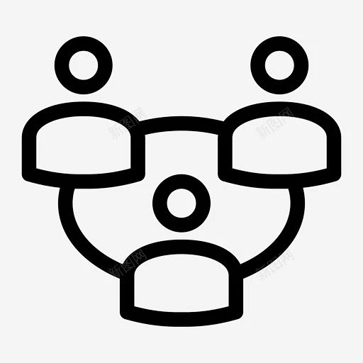 业务关系供应商合作伙伴图标 社交网络 组织 营销 icon 标识 标志 UI图标 设计图片 免费下载 页面网页 平面电商 创意素材-花瓣网