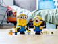 玩变小黄人 75551 | Minions | LEGO.com CN  : 让孩子们体验拼搭最喜爱的小黄人角色的快感