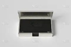 盒子,名片,拿着,商务,模板,背景,消息,办公室,纸板