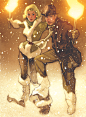 Indiana Jones card for TOPPS by AdamHughes