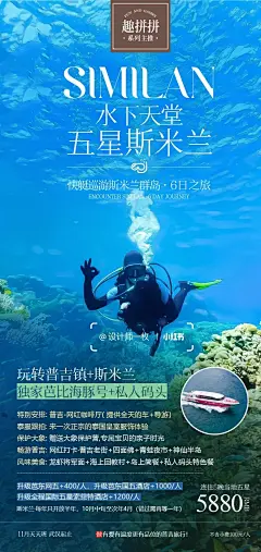 高颜值海岛风系列海报度假感十足_3_设计师一枚_来自小红书网页版