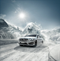 Mercedes-Benz Snow Monster : The Mercedes-Benz 4MATIC print campaign presents vehicles in snowy landscapes. In order to provide a highly emotional demonstration of the superiority of the 4MATIC drive in snow and ice, the VFX artists from Mackevision creat