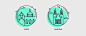 Icons of polish cities on Behance