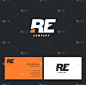 R & E Letter Logo  