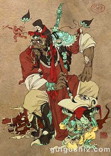 判官——君貌狰狞，君心公正；青林黑塞，唯...