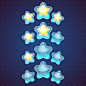 Sweet world candy shooter mobile GUI