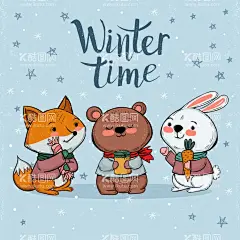 狐狸   - 源文件下载【酷图网】卡通动物,动物,手绘动物,动物贺卡,卡通,动物园,野生动物,动物头像,