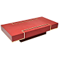 RARE "Maison Jansen" Red Lacquer Coffee Table | See more antique and modern Coffee and Cocktail Tables at http://www.1stdibs.com/furniture/tables/coffee-tables-cocktail-tables #colorfurniture: 
