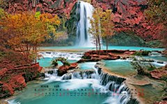 2010年10月风景宽月历壁纸桌面壁纸1