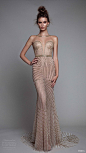 berta rtw fall 2017 (17 09) beaded trumpet evening dress mv: 