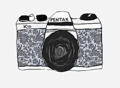 手绘相机海报免抠素材 创意素材 png素材