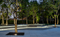 万科时代中心-三元桥海航大厦景观改造 / 一域景观 射树灯 灯带