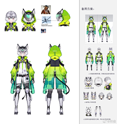 天心哇采集到科幻角色