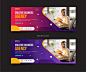 Agency modern facebook cover template Premium Vector
