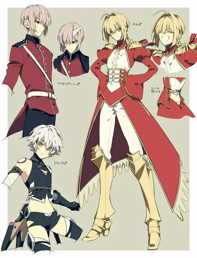 fate FGO saber berserker assassin 尼禄 南丁格尔 开膛手杰克 男性转-花瓣网
