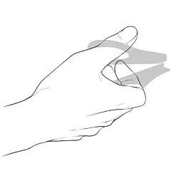 多角度手握剪刀动态线稿，剪剪剪画画画插画图片壁纸