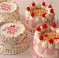 #恋物分享# 
如果能吃到这么可爱的蛋糕，我想每天都过一次生日～

ins:juujuucake ​​​​