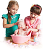 Amazon.com: JC Toys La Newborn Realistic Baby Doll Bathtub Gift Set Featuring 13" All Vinyl Newborn Doll (8 Piece): Toys & Games
