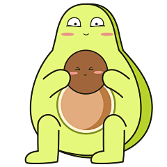 微信表情包《10分》牛油果-【无聊】