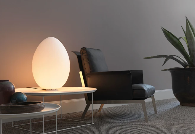 Uovo table lamp by FontanaArte | STYLEPARK : Table lamps: Uovo table lamp by FontanaArte at STYLEPARK