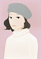 Exhibision 2015 at HB Gallery : 主に女性を描いています。