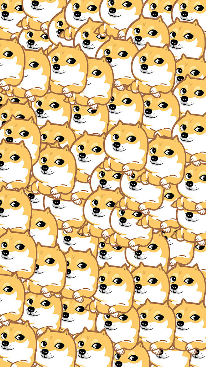 平铺精神污染神烦犬苹果手机高清壁纸1080x1920爱思助手