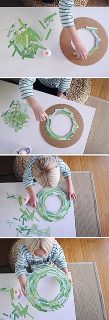 Paper Strip Wreath C...
