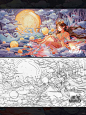 学员作品｜治愈系水彩插画 - 小红书