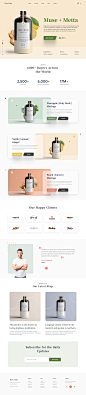 Organic Products Shopify Store Website Design by AR Shakir for Landing Page Heaven on Dribbble